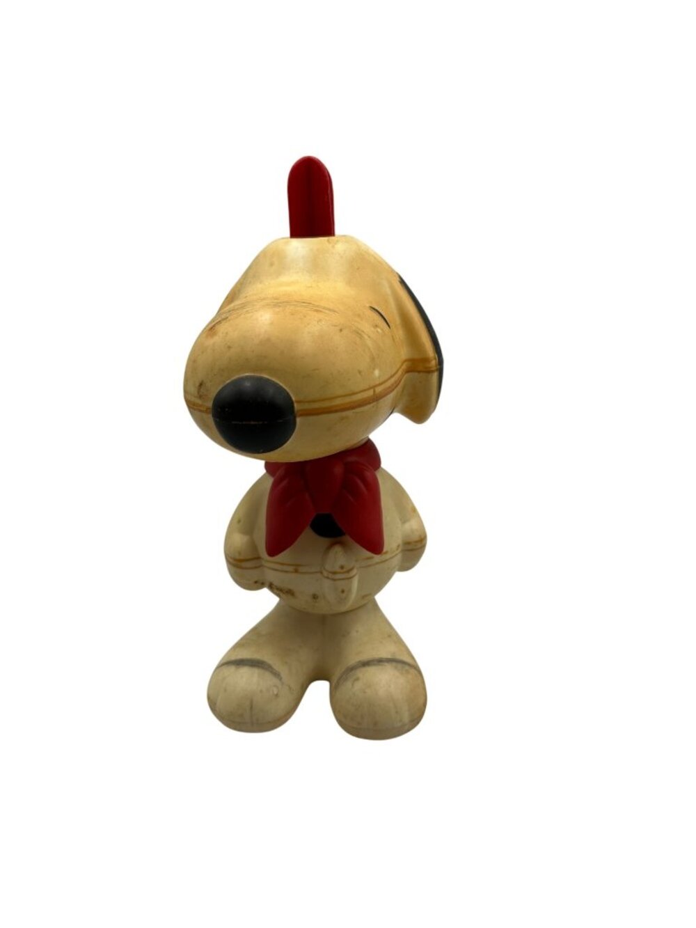 Vintage 1966 Snoopy Stacking Figurine Red Bandana Hasbro United Features Design